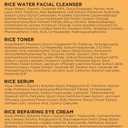 Skin Care Set,6Pcs Women Teen Glass Skincare w/Korean Rice Extract,Hydrate Glow Repair Anti-Aging Facial Routine Kit Self Care Gifts for Women Mom Wife Teenage Girl Christmas Gifts Stocking Stuffers