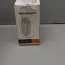 QQT Space heater,Portable PTC Ceramic Space Heater for Indoor Use,Quiet Desk Heater for Office,Energy-Saving Bathroom Heater,Tipping and Overheating Protection,Suitable for Office,Bedroom (Blue)