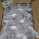 Ciaell 24 PCS Plastic Glasses - 7 Oz Plastic Goblets for Party - Clear Vintage Drinking Glasses - Disposable Water Goblets Set for Wedding, Bar, Beer, Juice, Cocktail, Whiskey