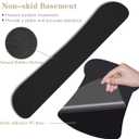 Ergonomic Wrist Rest Support for Mouse Pad and Keyboard Set, Comfortable Memory Foam Keyboard Pad and Soft Gel Mouse Pad, Easy Typing and Pain Relief for Gaming, Office, Laptop, Apricot