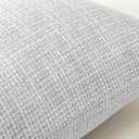 OTOSTAR Set of 4 Linen Decorative Throw Pillow Covers Solid Pillowcase Modern Farmhouse Cushion Covers for Home Decor Sofa Couch Bed 12x20 Inch Light Grey