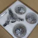 Black Globe Semi Flush Mount Ceiling Light Hammered Glass Ceiling Lights, Hammered Clear Glass