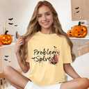 Women's Floral T-Shirts Graphic Loose Tees Sunflower Graphic Summer Short Sleeve Boho Casual Tops (Yellow, L)