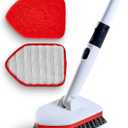 ScotchBrite Extendable Tub & Tile Scrubber Kit, Includes 1 Handle and 3 NonScratch Scrubber Pads