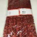 PEPPERLONELY 100 FT Commercial Length Christmas Garland Classic Christmas Decorations, Red