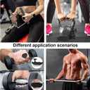 Weight Lifting Grips Rubber Gym Weightlifting Anti-Slip Workout Grips Fingerless Gym Gloves Hand Palm Protection Gloves for Training and Exercise,Deadlift,Pull Up