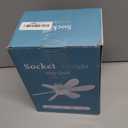 Socket Fan Light with Remote, Fan Light Bulb with Spare LED Replacement Board, E26 Socket Fanlight Dimmable for Kitchen Garage Laundry Storeroom Basement White