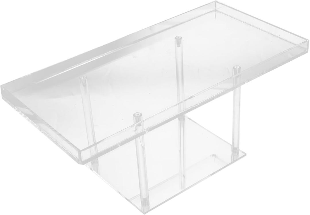 Detachable Acrylic Display Stand for Dolls Perfume and Collectibles Versatile Riser Holder for Jewelry and Skincare for Home Decor and Events