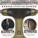 AUROTH Tactical Harness for Large Dogs No Pull Adjustable Pet Harness Reflective Working Training Easy Control Military Service Pet Vest Army Yellow XL (XL(Neck:20-31",Chest:26-42"),75-135 lbs)