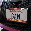 Graphics & More University of Southern California Graduate Full Size Standard License Plate Metal Frame