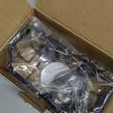 TAILI Sponge Holder with Strong Suction Cup, Dish Sponge Caddy Inside Sink Removable, Rustproof Aluminum for Sponges, Brushes, Stoppers and Scrapers - Black