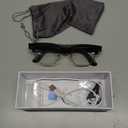 AI Smart Glasses with Camera, Real-Time AI Translation Glasses with Color-Changing Lenses for Travel, Sports, Outdoor Use, W630_Black