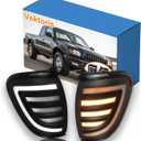 LED Front Bumper Corner Lights Side Marker Lamp for Toyota Tacoma 2001-2004 (Driver+Passenger Side), Function as Daytime Running Light DRL & Amber Turn Signal Light,OE Number# TO2521162,TO2520162