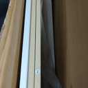 Wood Coffee Table with Storage, Boho Dining Table with Sliding Rattan Door Panel and Solid Wood Legs, Small Coffee Tables for Living Room, Oak (Oak_LSJ008)