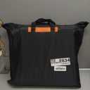 Dog Car Seat for Large Dogs, Back Seat Extender for Dogs, Foldable Pet Car Seat with Waterproof Oxford Fabric and Non-Slip Bottom, All-Around Protection and Strong Support (Black)