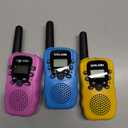 Walkie Talkies for Kids Games Outdoor Toys for 3-12 Year Old Boys Girls, 3 Miles Long Range Walkie Talkie to Camping Hiking, 4 Year Old Girl Birthday Gifts for 3 4 5 6 7 8 9 Year Old Boy Girl Gift (Blue&Pink&Yellow)