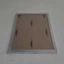 VILLCASE Matte Silver Aluminum Photo Frame Wall Mounted Hanging Picture Holder for Posters Elevator Ads Home Decor with Thin Retro Metal Design 11X15