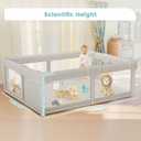 Besuhot Baby Playpen Baby Playard, Play Pen for Babies and Toddlers with Gate, 50x50 Fence, Sturdy Safety Playpen, Indoor & Outdoor Kids Activity Center