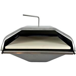 Wood Fired Pizza Oven Attachment for Most Full Sized Pellet Grills - Compatible with GMG, Traeger, Pit Boss, Camp Chef, Rec-Tec, Smoke Hollow and More