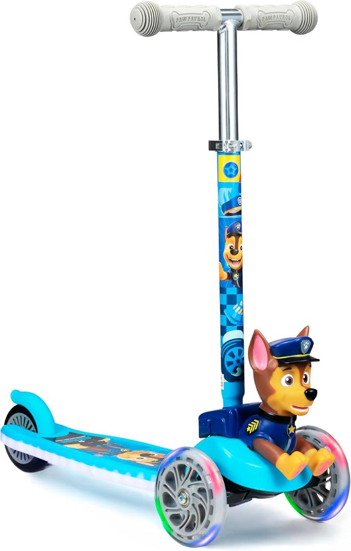 Kick Scooter for Kids, 3 Wheel Self Balancing, Light Up LED Wheels
