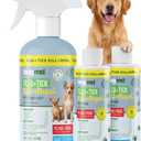 BugMD Flea and Tick Spray for Dogs and Cats Kills & Repels on Contact Plant-Powered Flea Treatment for Home, Furniture & Carpet | Makes 32 oz, Exp:  04/13/2029