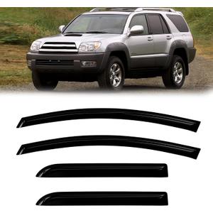 Window Rain Guards Compatible 2003-2009 Toyota 4Runner 4PC Window Visors Vent Shade Deflector