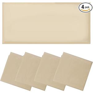 4 Pcs Flu0rescent Light Covers - Light Covers for Ceiling Lights Classroom, Magnetic Light Filters for Office, Hospitals, Home 4 x 2 Feet (Warm Yellow)