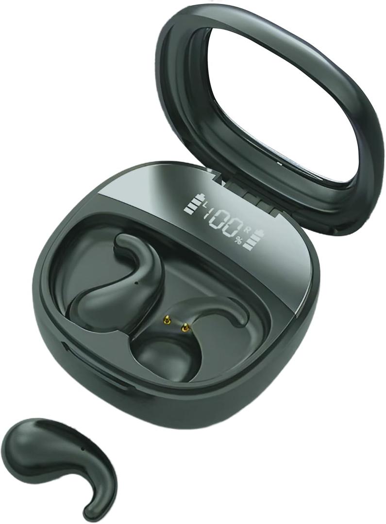 Sleep Earbuds, Innovative Sleep Mode, Noise Cancelling Headphones, Comfortable Side Sleeping, Not in The Ear, Long-Term Use Without Itching or Pain (Black) Sleep Earbuds, Innovative Sleep Mode, Noise Cancelling Headphones, Comfortable Side Sleeping, Not in The Ear, Long-Term Use Without Itching or Pain (Black)