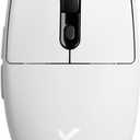 G3 Ultra Wireless Gaming Mouse, Symmetrical, 26K DPI, Tri-Mode Connection, Wireless/Wired 8K Polling, 64g Weight, 130 Hours Battery Life (White)