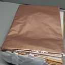 Yeaqee 24 Pack Metallic Paper Gift Bags with Handle and Tissue 9x7x3.1 Gold Foil Welcome Thank You Favor Bags Return Gifts for Wedding Mothers Graduation Bridesmaid Birthday(White, Rose Gold)