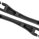Car Seat Gap Filler and Organizer with Integrated Hook (Set of 2) Blocks Lost Items, Holds Phone, Keys and Wallet Universal Fit for Cars, SUVs and Trucks