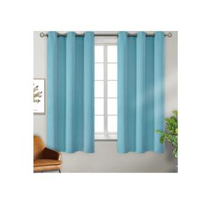 BGment Blackout Curtains - Grommet Thermal Insulated Room Darkening Bedroom and Living Room Curtains, Set of 2 Panels (52x108 Inch, Aqua)