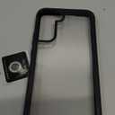 wahhle Compatible with Samsung Galaxy S22+ Plus Case, Built in Screen Protector Full Body Shockproof Slim Fit Bumper Protective Phone Cover for Samsung S22+ Plus 5G-Black/Clear