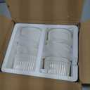 MALACASA Ramekins 8 oz Oven Safe, Porcelain Creme Brulee Ramekins Pudding Custard Cups Ceramic Souffle Dishes Ramakan Ramiken Ramicans Baking Bowls Set of 6, White, Series RAMEKIN-DISH