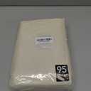 Elrene Home Fashions All Seasons Energy Efficient Room Darkening Rod Pocket Window Panel, 52" x 95" (1), Ivory