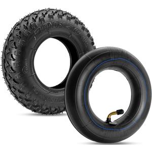 200x50 Scooter Tire, 200x50 8x2 Inner Tube Set No Flats Tire for Razor E100 E150 E200 Power Core E100 Dune Buggy Epunk Powerrider 360, 8 Inch Offroad Electric Scooter Replacement Wheels