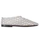 VOMIYALL Mesh Jelly Ballet Flats for Women with Closed Toe Comfortable Clear Adult Jelly Shoes Women Casual Flats Sandals Womens Clear, Size 8/39