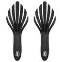 Wet Brush Go Green Curl Detangler Hair Brush - Black - Ultra-Soft IntelliFlex Detangling Bristles Glide Through Tangles with Ease - Great For Curly Hair - No Split Ends & Pain-Free (Pack of 2)