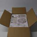 Crystal Ceiling Light Fixture, 6-Lights Gold Crystal Chandelier for Dining Room Light Fixture, Modern Semi Flush Mount Ceiling Light for Kitchen Bedroom Hallway Entryway Closet Living Room