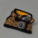 EcoBark Step in Dog Harness - Eco-Friendly Teacup Dog Harnesses for XXS, XS, and Small Dogs - Reflective and Adjustable Mini Body Halter Vest -Tiny Soft Mesh Harness Under 5 lbs (Leopard, XXXS) (XXXS- 2 to 3 lbs- Chest up to 10 in (Pack of 1), Cheetah Print)