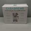 CASABREWS 3700 Essential Espresso Machine 20 Bar, Stainless Steel Cappuccino & Latte Machine with Steam Frother for Home, 43.9oz Water Tank, Coffee Gift for Women & Men, Silver