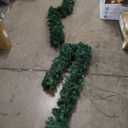 10ft Christmas tree Norfolk Pine Artificial Green Garland Indoor Outdoor Decorations – Christmas Greenery for Mantle Stairs Railing Fireplace Front Door Porch Holiday Decor