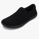 WHITIN Men's Wide Toe Box Slip on Barefoot Shoes | Minimalist Sneakers | Zero Drop Sole, 8M, All Black 