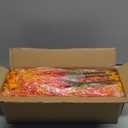 Geegoods 16 Bundles Artificial Fall Flowers Outdoor – Faux Lavender Flowers with Monkey Grass UV Resistant Plastic Faux Plants for Halloween Front Door Porch Patio Yard Balcony Decor, Orange Color