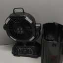 Portable Misting Fan for Outdoor Patio, 20000mAh Rechargeable Battery Operated Camping Mist Fan with 1.6 Gal Water Bucket, Strong Winds Cooling Mister for Outside Sports/Travel/Party/Golf/Tent, Black