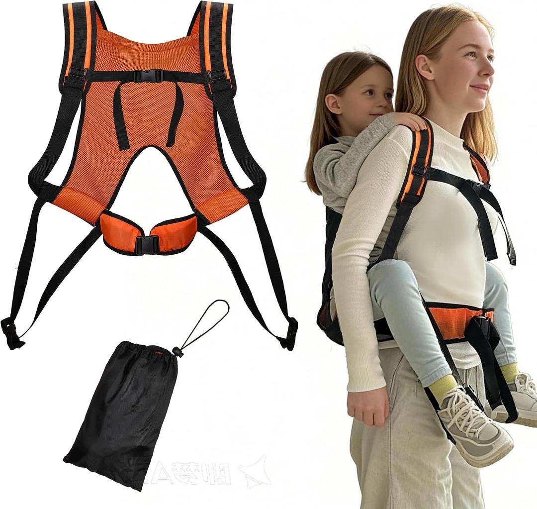 Older Children transfer carrier belt: quick, safe lift from wheelchair to car seat.