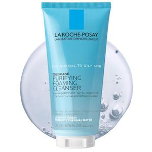 La Roche-Posay Toleriane Purifying Foaming Facial Cleanser, Oil Free Face Wash for Women & Men with Niacinamide + Ceramides, Pore Cleanser Safe For Sensitive Skin, Wont Dry Out Skin, Soap Free (6.76 Fl Oz (Pack of 1))