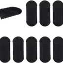 HAIR GRIPPERS BUNDLE PACK 8PCS for Men and Women - Salon and Barber, Hair Clips for Styling, Hair holder Grips, Black