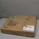 C Shaped Round End Table, Small Side Table for Couch,Tv Trays for Eating,Snack Sofa Tray Table with Metal Leg for Living Room, Bedroom, Bedside,and Office (Rustic Oak)