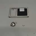 Cathedral Art Paw Prints on My Heart Pet Memorial Picture Frame, 2.25-inch by 2.5-inch Photo, Silver